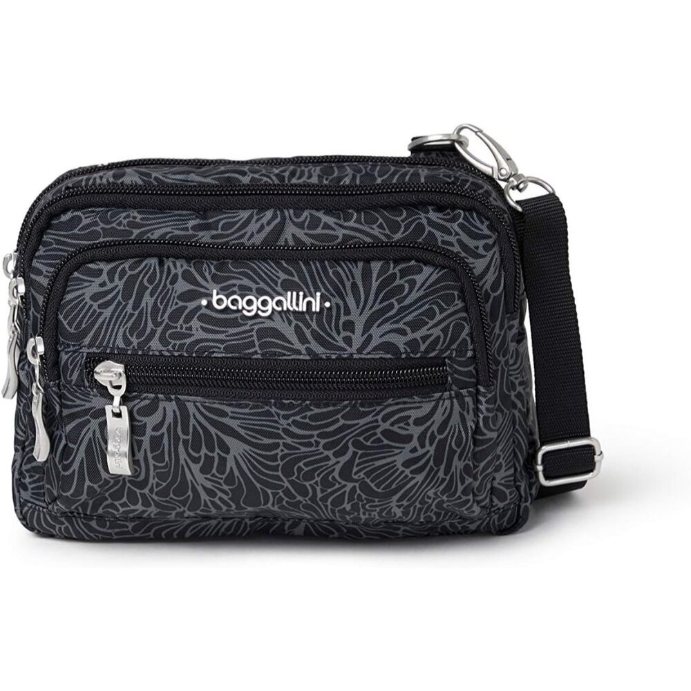〽️Women’s Blossom Triple Zip Small Crossbody Bag Lightweight Convertible Belt